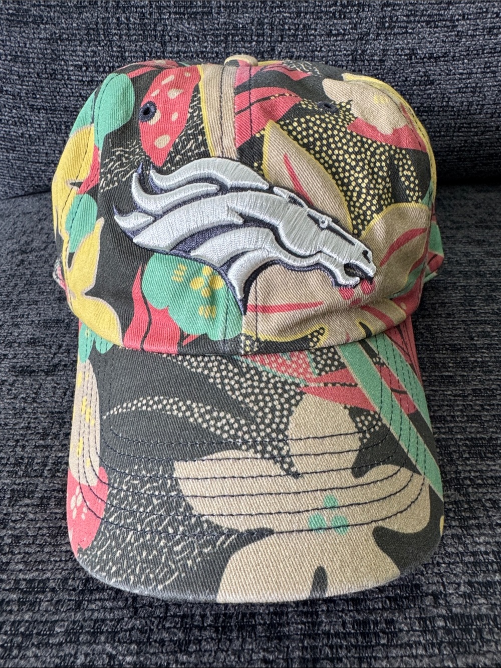 NFL Women's Floral Denver Broncos Adjustable Hat